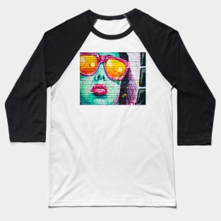 Smile Lips Face Mouth Graffiti Salon Retro Mask Face Cover  2020 Baseball T-Shirt